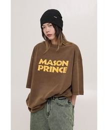 【MASONPRINCE】6 color oversized brand logo TEE DT3146