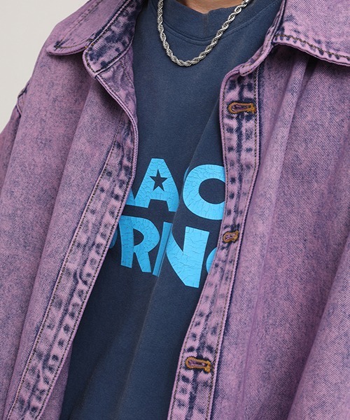 MASONPRINCE（メイソンプリンス）の「【MASONPRINCE】6 color oversized brand logo TEE DT3146（Tシャツ/カットソー・メンズ・グリーン/ブラウン/ブラック/ホワイト/ネイビー/クリーム・S/L/M）」の9枚目の写真
