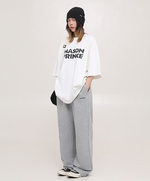 MASONPRINCE（メイソンプリンス）の「【MASONPRINCE】6 color oversized brand logo TEE DT3146（Tシャツ/カットソー・メンズ・グリーン/ブラウン/ブラック/ホワイト/ネイビー/クリーム・S/L/M）」の17枚目の写真