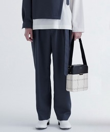 CULLNI | 22-AW-009 / 2 Tuck Wide Pants With Long Belt(スラックス)
