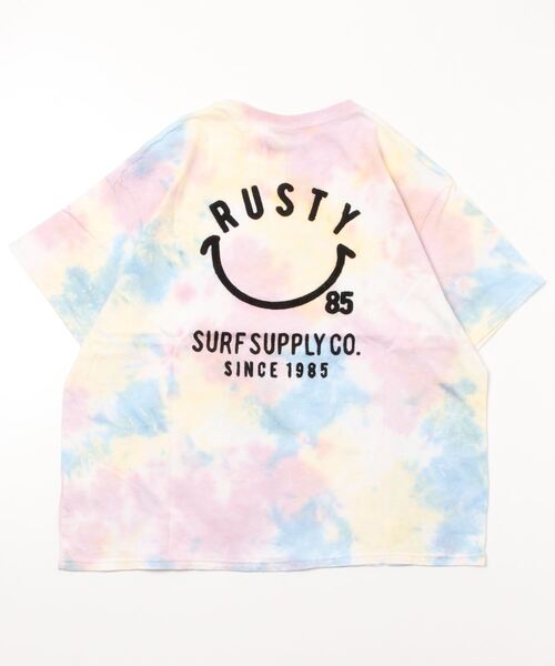 RUSTY(ラスティ)の「RUSTY/ラスティー Tシャツ 922530(Tシャツ/カットソー・レディース・パープル/ピンク・M/L/XL)」の3枚目の写真