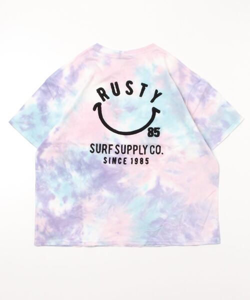 RUSTY(ラスティ)の「RUSTY/ラスティー Tシャツ 922530(Tシャツ/カットソー・レディース・パープル/ピンク・M/L/XL)」の1枚目の写真