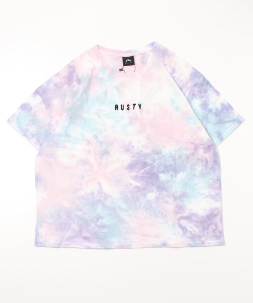 RUSTY(ラスティ)の「RUSTY/ラスティー Tシャツ 922530(Tシャツ/カットソー・レディース・パープル/ピンク・M/L/XL)」の5枚目の写真