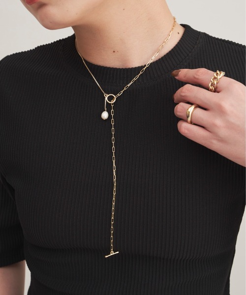 Aunt Marie's（アントマリーズ）の「【 アレルギー対応 】淡水パールロングチェーンネックレス / マルチウェイネックレス　/ ニッケルフリー（ネックレス・レディース・シルバー/ゴールド・FREE）」の19枚目の写真