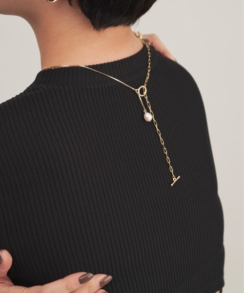 Aunt Marie's（アントマリーズ）の「【 アレルギー対応 】淡水パールロングチェーンネックレス / マルチウェイネックレス　/ ニッケルフリー（ネックレス・レディース・シルバー/ゴールド・FREE）」の7枚目の写真