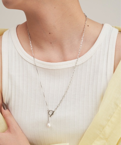 Aunt Marie's（アントマリーズ）の「【 アレルギー対応 】淡水パールロングチェーンネックレス / マルチウェイネックレス　/ ニッケルフリー（ネックレス・レディース・シルバー/ゴールド・FREE）」の10枚目の写真