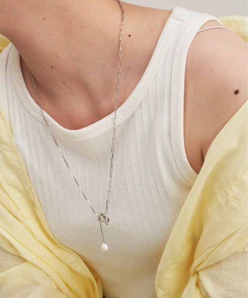 Aunt Marie's（アントマリーズ）の「【 アレルギー対応 】淡水パールロングチェーンネックレス / マルチウェイネックレス　/ ニッケルフリー（ネックレス・レディース・シルバー/ゴールド・FREE）」の16枚目の写真