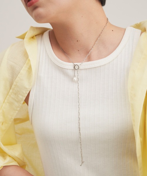 Aunt Marie's（アントマリーズ）の「【 アレルギー対応 】淡水パールロングチェーンネックレス / マルチウェイネックレス　/ ニッケルフリー（ネックレス・レディース・シルバー/ゴールド・FREE）」の5枚目の写真