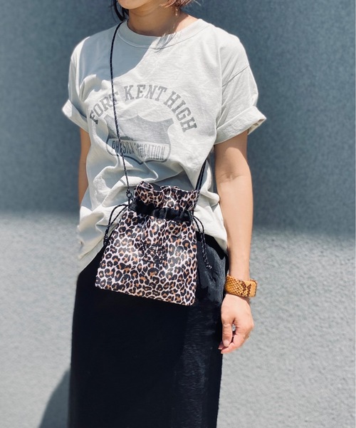 FREDRIK PACKERS(フレドリックパッカーズ)の「FREDRIK PACKERS /フレドリックパッカーズ 210D PINION POUCH(ショルダーバッグ・レディース・ブラック/カーキ/グリーン系その他/ホワイト/レオパード/イエロー/ネイビー/シルバー/パープル・ONESIZE)」の9枚目の写真