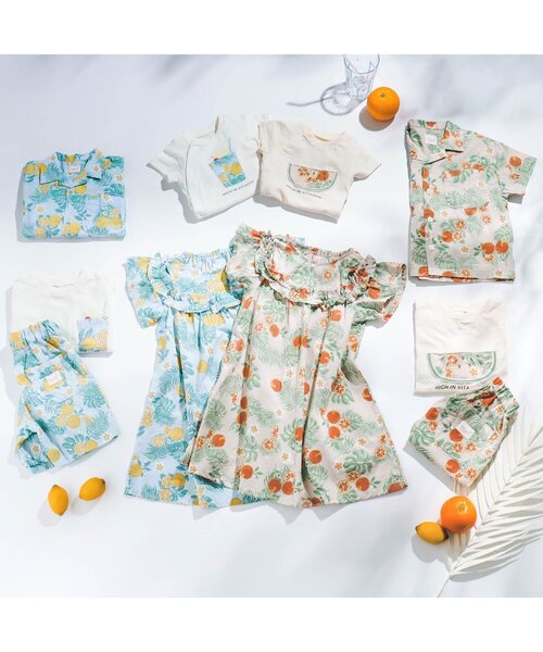 apres les cours(アプレレクール)の「トロピカルモチーフTシャツ(Tシャツ/カットソー・キッズ・アイボリー/キナリ・140/110/100/90/130/120/80)」の11枚目の写真