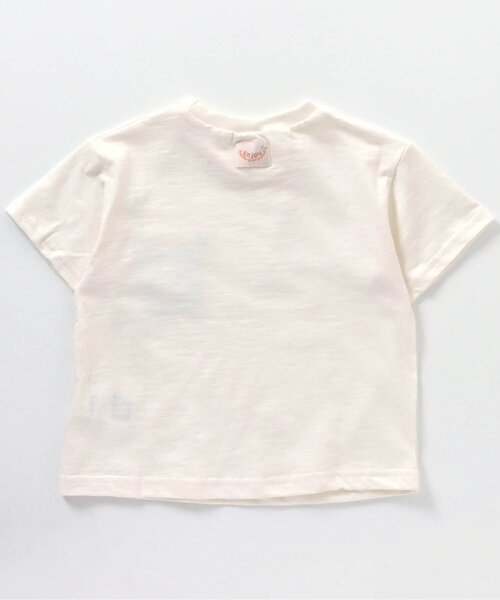 apres les cours(アプレレクール)の「トロピカルモチーフTシャツ(Tシャツ/カットソー・キッズ・アイボリー/キナリ・140/110/100/90/130/120/80)」の13枚目の写真