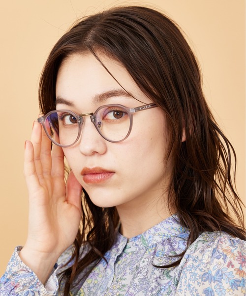 MILKFED.(ミルクフェド)の「MILKFED. GLASSES/UVカット/伊達眼鏡 ブルーライトカットメガネ(メガネ・レディース・ブラック/グレー・ONE SIZE)」の10枚目の写真