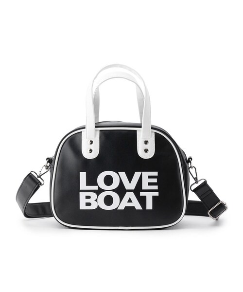 Ober Tashe(オーバータッシェ)の「LOVEBOATボストンバッグ(ボストンバッグ・レディース・ホワイト/ブラック・FREE)」の2枚目の写真