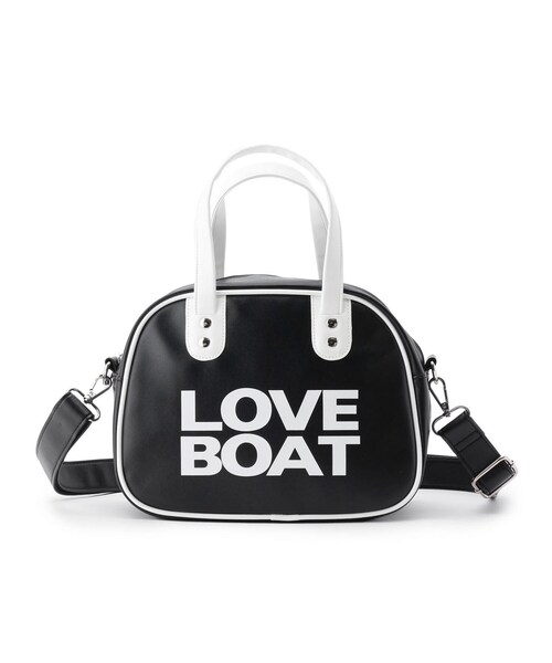 Ober Tashe(オーバータッシェ)の「LOVEBOATボストンバッグ(ボストンバッグ・レディース・ホワイト/ブラック・FREE)」の4枚目の写真