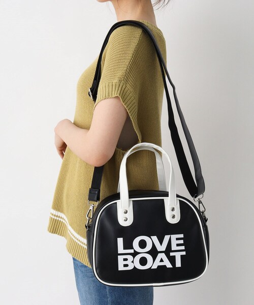 Ober Tashe(オーバータッシェ)の「LOVEBOATボストンバッグ(ボストンバッグ・レディース・ホワイト/ブラック・FREE)」の13枚目の写真