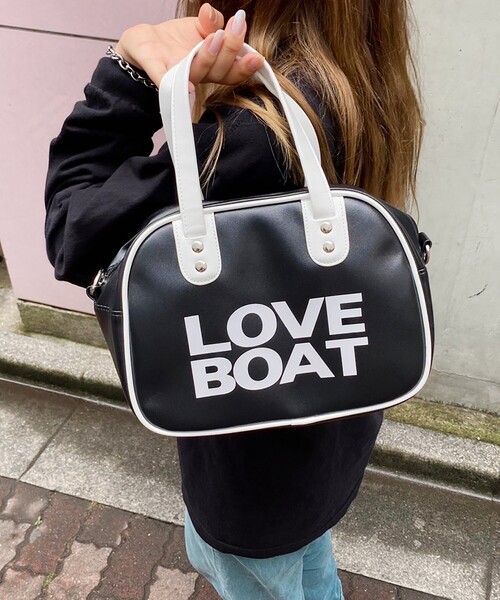 Ober Tashe(オーバータッシェ)の「LOVEBOATボストンバッグ(ボストンバッグ・レディース・ホワイト/ブラック・FREE)」の16枚目の写真