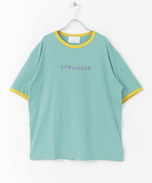 URBAN RESEARCH（アーバンリサーチ）の「URBAN RESEARCH iD　STRANGERリンガーTシャツ（Tシャツ/カットソー・メンズ・ホワイト/グリーン/ブルー・LARGE/MEDIUM）」の20枚目の写真