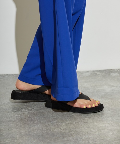 L.H.P（エルエイチピー）の「courage/クラージュ/トングサンダル（サンダル・レディース・ホワイト/ブラック・S/M/L）」の14枚目の写真