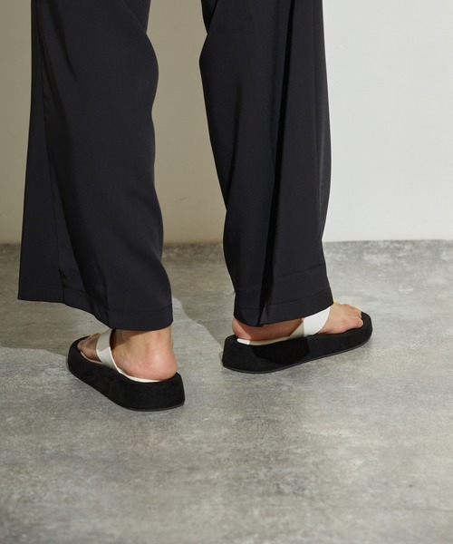 L.H.P（エルエイチピー）の「courage/クラージュ/トングサンダル（サンダル・レディース・ホワイト/ブラック・S/M/L）」の21枚目の写真