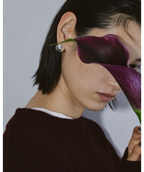 TODAYFUL(トゥデイフル)の「ボールイヤリング(Silver925)(イヤリング・レディース・シルバー/ゴールド・FREE)」の7枚目の写真