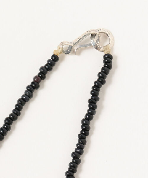 BEAMS LIGHTS（ビームスライツ）の「FOLK/N / ビーズ ネックレス（ネックレス・メンズ・ブラック/グリーン・ONE SIZE）」の6枚目の写真