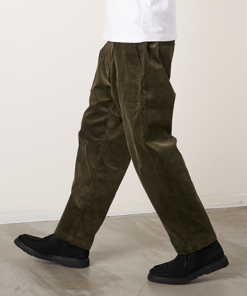 Gramicci（グラミチ）の「【GRAMICCI/グラミチ】CORDUROY LOOSE TAPERED PANTS / ルーズテーパードコーデュロイパンツ G2FU-P006（その他パンツ・メンズ・ネイビー/ベージュ/オリーブ/ブラウン・SMALL/X-LARGE/MEDIUM/LARGE）」の13枚目の写真
