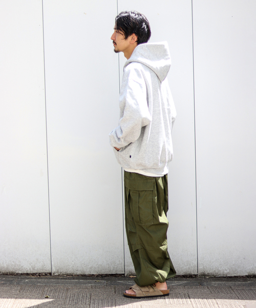 DAIWA PIER39（ダイワピア39）の「【DAIWA PIER39/ダイワ ピア39】テック ハーフジップ シャツ（パーカー・メンズ・グレー/カーキ・MEDIUM/LARGE）」の14枚目の写真