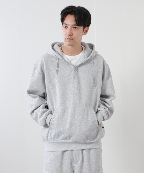 DAIWA PIER39（ダイワピア39）の「【DAIWA PIER39/ダイワ ピア39】テック ハーフジップ シャツ（パーカー・メンズ・グレー/カーキ・MEDIUM/LARGE）」の19枚目の写真