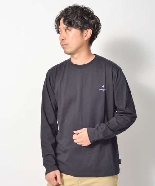 Snow Peak(スノーピーク)の「Sierra Cup L/S T shirt(Tシャツ/カットソー・メンズ・ホワイト/ブラック/グリーン・LARGE/MEDIUM/SMALL/X-LARGE)」の9枚目の写真