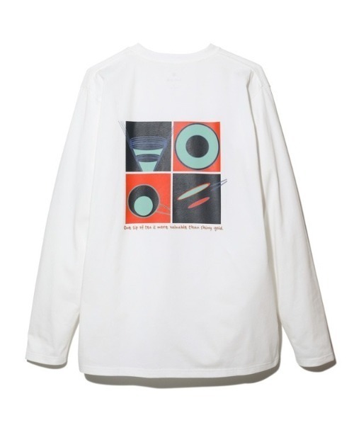 Snow Peak(スノーピーク)の「Sierra Cup L/S T shirt(Tシャツ/カットソー・メンズ・ホワイト/ブラック/グリーン・LARGE/MEDIUM/SMALL/X-LARGE)」の4枚目の写真