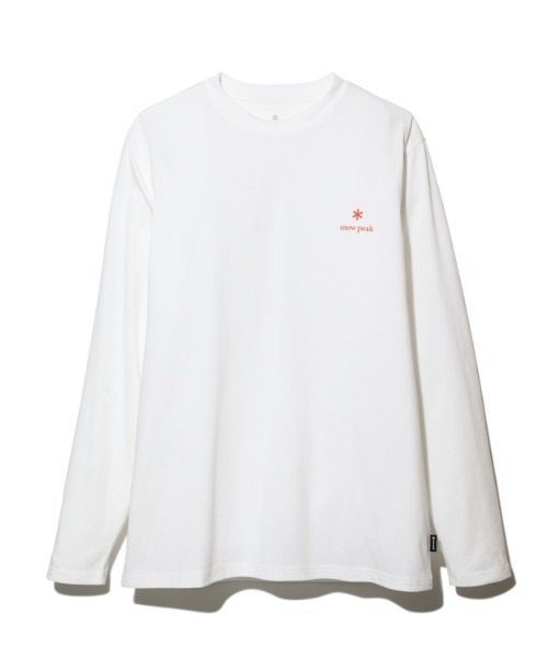 Snow Peak(スノーピーク)の「Sierra Cup L/S T shirt(Tシャツ/カットソー・メンズ・ホワイト/ブラック/グリーン・LARGE/MEDIUM/SMALL/X-LARGE)」の13枚目の写真