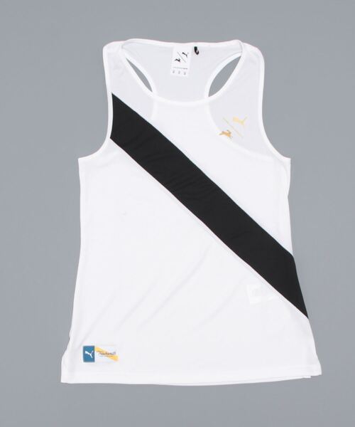 PUMA（プーマ）の「PUMA プーマ ウィメンズ PUMA x TRACKSMITH タンクトップ（タンクトップ・レディース・マスタード/ホワイト/ブルー・X-SMALL/MEDIUM/SMALL/LARGE）」の21枚目の写真