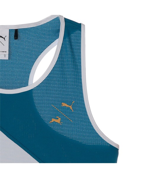 PUMA（プーマ）の「PUMA プーマ ウィメンズ PUMA x TRACKSMITH タンクトップ（タンクトップ・レディース・マスタード/ホワイト/ブルー・X-SMALL/MEDIUM/SMALL/LARGE）」の18枚目の写真
