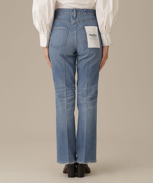 Healthy DENIM/Lotus フレア デニム　24 クロップドフレアデニムパンツ Lotus Crop【Healthy DENIM
