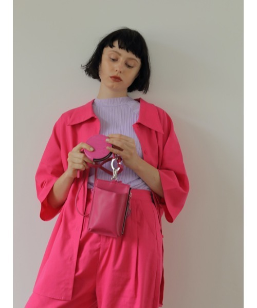 AMAIL(アマイル)の「Pleats half cloth(Tシャツ/カットソー・レディース・ラベンダー/ブルー/ホワイト/ブラック・FREE)」の17枚目の写真