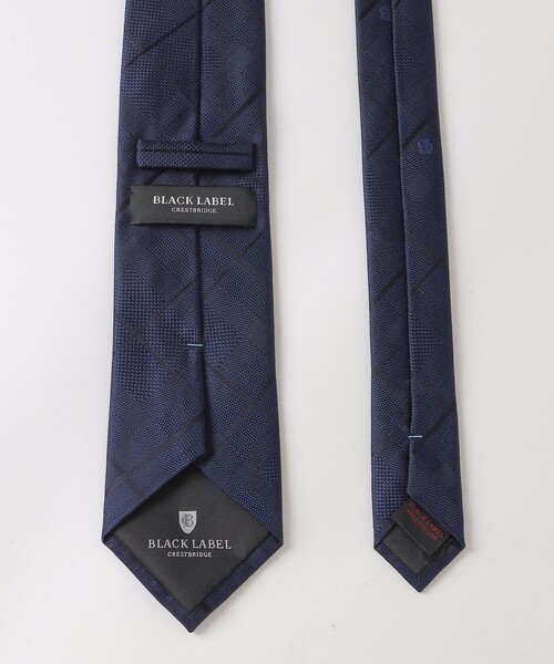 BLACK LABEL CRESTBRIDGE(ブラックレーベル・クレストブリッジ)の「トーナルチェックタイ(ネクタイ・メンズ・レッド/ブルー/グレー系その他/ダークネイビー・FREE)」の5枚目の写真