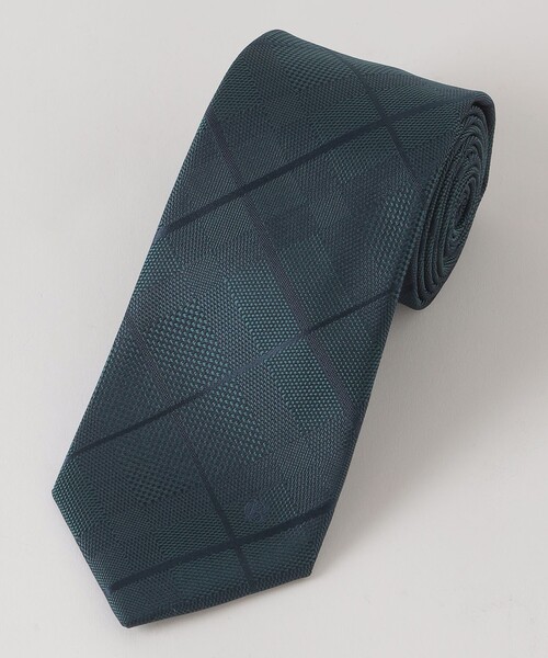 BLACK LABEL CRESTBRIDGE(ブラックレーベル・クレストブリッジ)の「トーナルチェックタイ(ネクタイ・メンズ・レッド/ブルー/グレー系その他/ダークネイビー・FREE)」の10枚目の写真