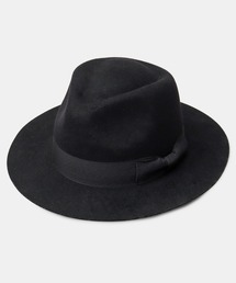 ReqHatter（レックハッター）の「フラット ロングブリム フェルト 中折れハット（つば広）（ハット）」