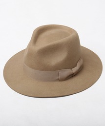 ReqHatter（レックハッター）の「フラット ロングブリム フェルト 中折れハット（つば広）（ハット）」
