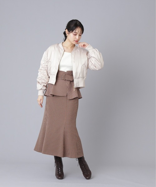 JILL by JILL STUART(ジルバイジルスチュアート)の「◇MA-1ブルゾン(MA-1・レディース・ベージュ/カーキ・SMALL/MEDIUM)」の18枚目の写真