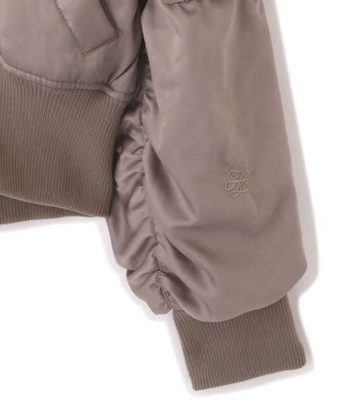 JILL by JILL STUART(ジルバイジルスチュアート)の「◇MA-1ブルゾン(MA-1・レディース・ベージュ/カーキ・SMALL/MEDIUM)」の6枚目の写真