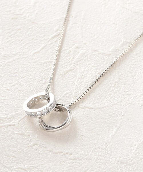 SHOO・LA・RUE(シューラルー)の「◆ミニリングスライダーネックレス(ネックレス・レディース・ゴールド/ブラック/シルバー・00)」の6枚目の写真