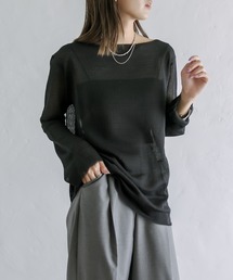 mystic | シアーニットプルオーバー【結婚式/オケージョンスタイル】(ニット/セーター)