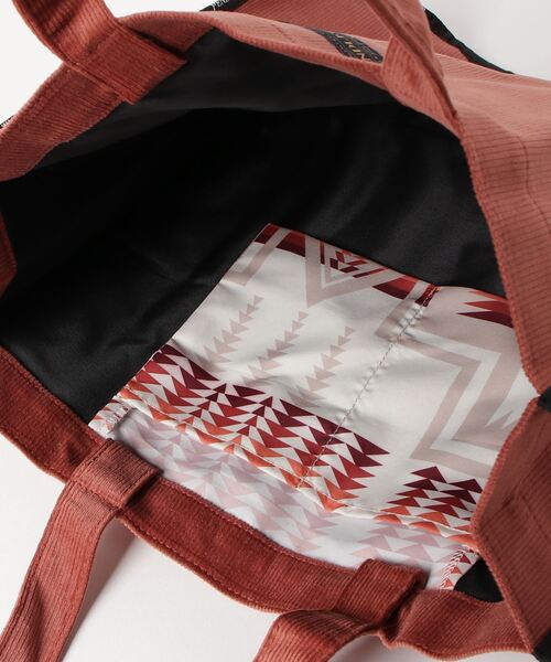 PENDLETON（ペンドルトン）の「ST:PENDLETON CORDUROY TOTEBAG　ペンドルトン　コーデュロイトートバッグ（トートバッグ・レディース・ダークブラウン/モカ/グレイッシュベージュ・FREE）」の7枚目の写真