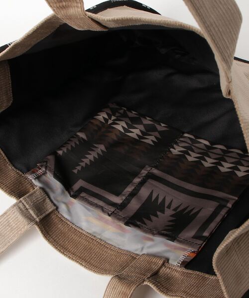 PENDLETON（ペンドルトン）の「ST:PENDLETON CORDUROY TOTEBAG　ペンドルトン　コーデュロイトートバッグ（トートバッグ・レディース・ダークブラウン/モカ/グレイッシュベージュ・FREE）」の8枚目の写真