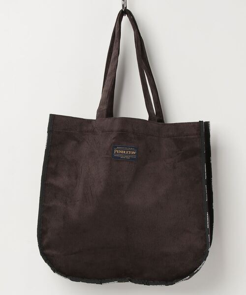 PENDLETON（ペンドルトン）の「ST:PENDLETON CORDUROY TOTEBAG　ペンドルトン　コーデュロイトートバッグ（トートバッグ・レディース・ダークブラウン/モカ/グレイッシュベージュ・FREE）」の13枚目の写真