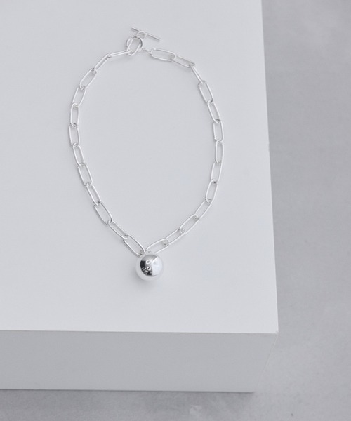 ADAM ET ROPE'（アダムエロペ）の「egg chain necklace（ネックレス・レディース・ゴールド/シルバー・FREE）」の2枚目の写真