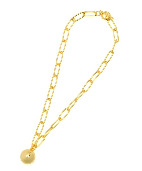 ADAM ET ROPE'（アダムエロペ）の「egg chain necklace（ネックレス・レディース・ゴールド/シルバー・FREE）」の4枚目の写真