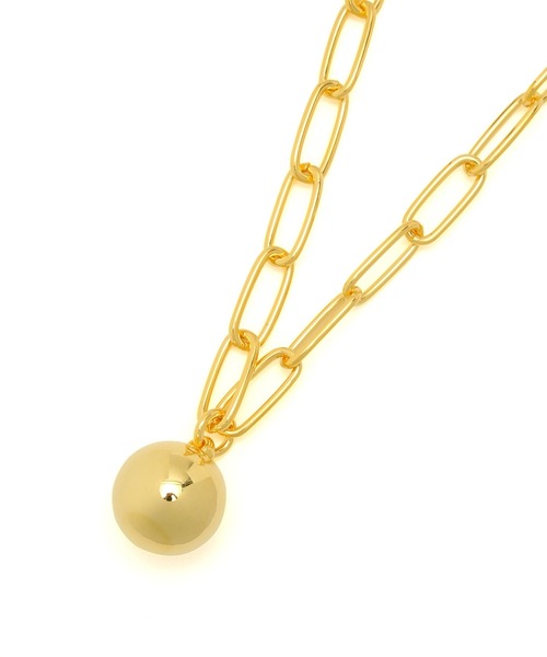 ADAM ET ROPE'（アダムエロペ）の「egg chain necklace（ネックレス・レディース・ゴールド/シルバー・FREE）」の5枚目の写真