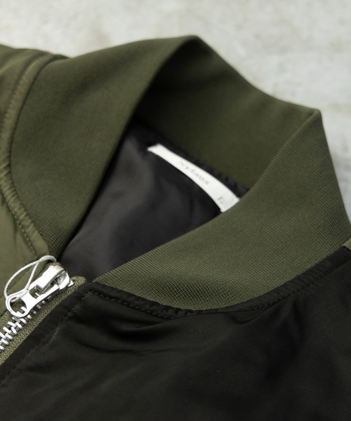 NYLAUS（ナイラス）の「パデット ルーズシルエット ビッグMA-1（MA-1・メンズ・カーキ/その他1/その他2/ブラック/ホワイト・L/M）」の18枚目の写真